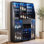Armoires de bar à vin de 59,05 po de hauteur pour la maison, armoire de bar à café avec lumières à DEL et porte en verre trempé, armoire à boissons alcoolisées avec support pour 16 verres à vin, tablettes réglables et grand tiroir de rangement pour le salon