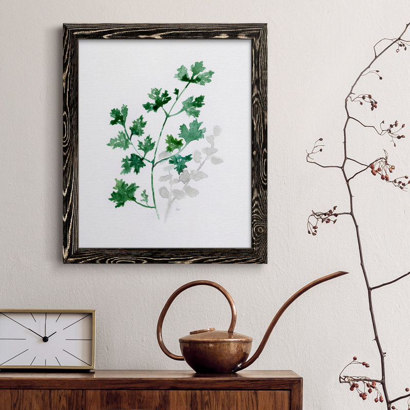 Toile encadrée I-Premium fraîchement cueillie - prête à être accrochée, H 37,5 po x l 27,5 po x P 1,5 po, Noir