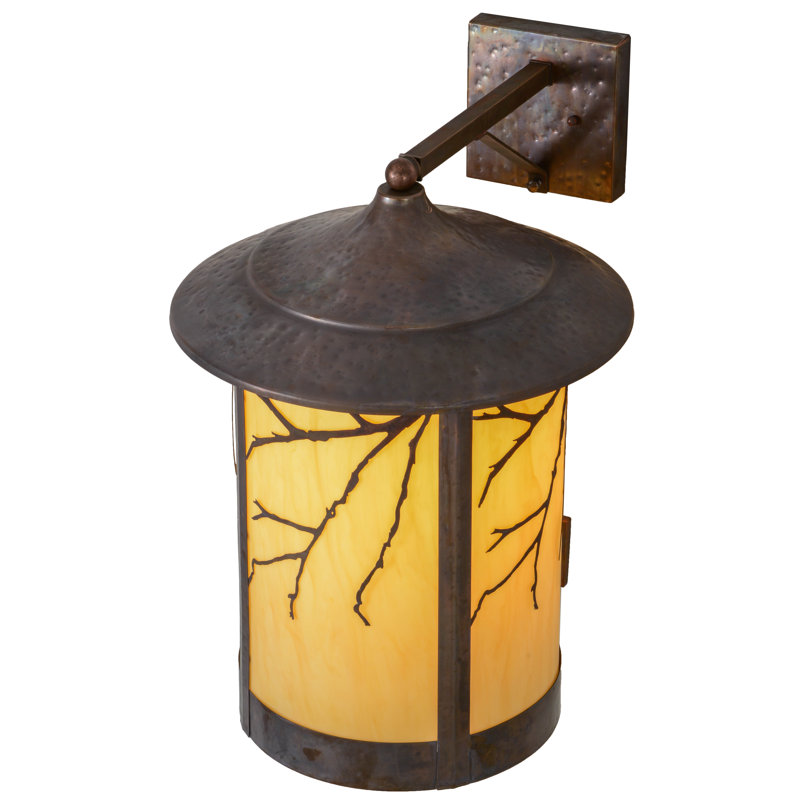Lanterne murale d'extérieur 1 lumière Thanos, H 23,5 po x l 16 po x P 20 po