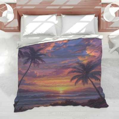 Édredon Sunset Beach Scene