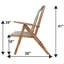 Chaise pliante en tissu AmeriHome