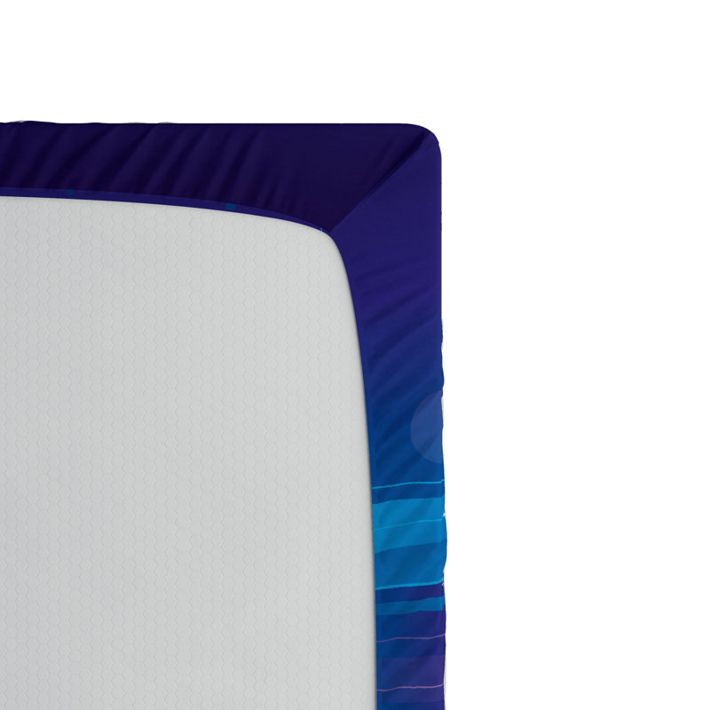 Microfiber Abstract Fitted Sheet, Full Fitted Sheet