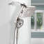 Pomme de douche double 2 en 1, pomme de douche ronde détachable à 5 jets-119513040