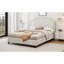 Lit tapissier en velours capitonné-846508850-846508849