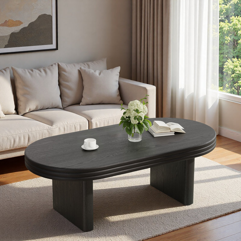 Table basse Mid Century Modern, Noir