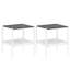 Table basse et tables de bout, ensemble de 3, table en verre trempé avec panneau de fibres à densité moyenne, tables modernes pour le salon-1105663687-1105663682
