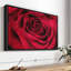 Velours rouge rosé sur toile-102860116