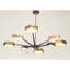 Lustre luxueux à lumières dorées Alan Mizrahi Art Deco Marsden-88053417-88053418