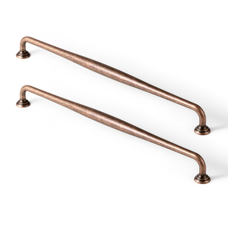 Ensemble de poignées antidérapantes rétro, 12.6", Antique Copper