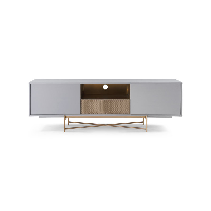 Alissondra Unfinished TV Stand for TVs up to 78", White