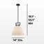 Luminaire suspendu 1 lumière Miami-248779722