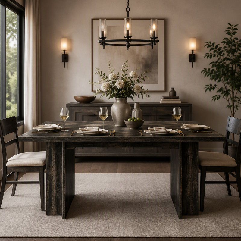 Dining Table, Light Brown