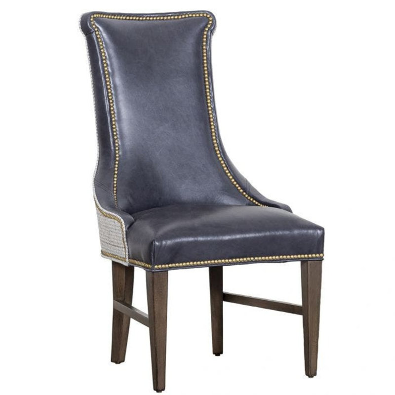 Trenton Parsons Chair, 9508 Charcoal , Walnut
