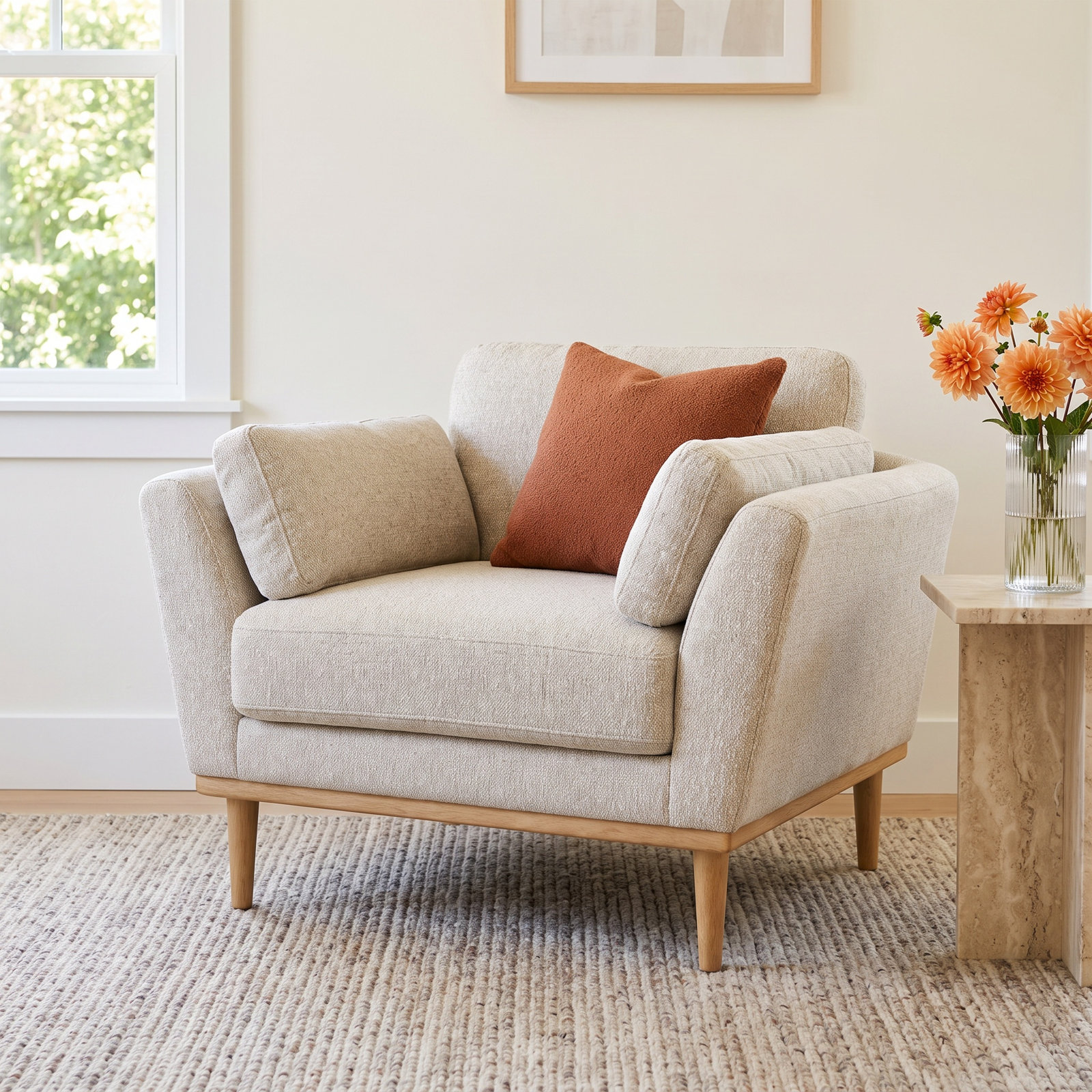 Rudi Pine Armchair