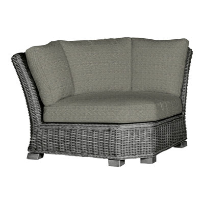 Rustic Woven Sectional Corner