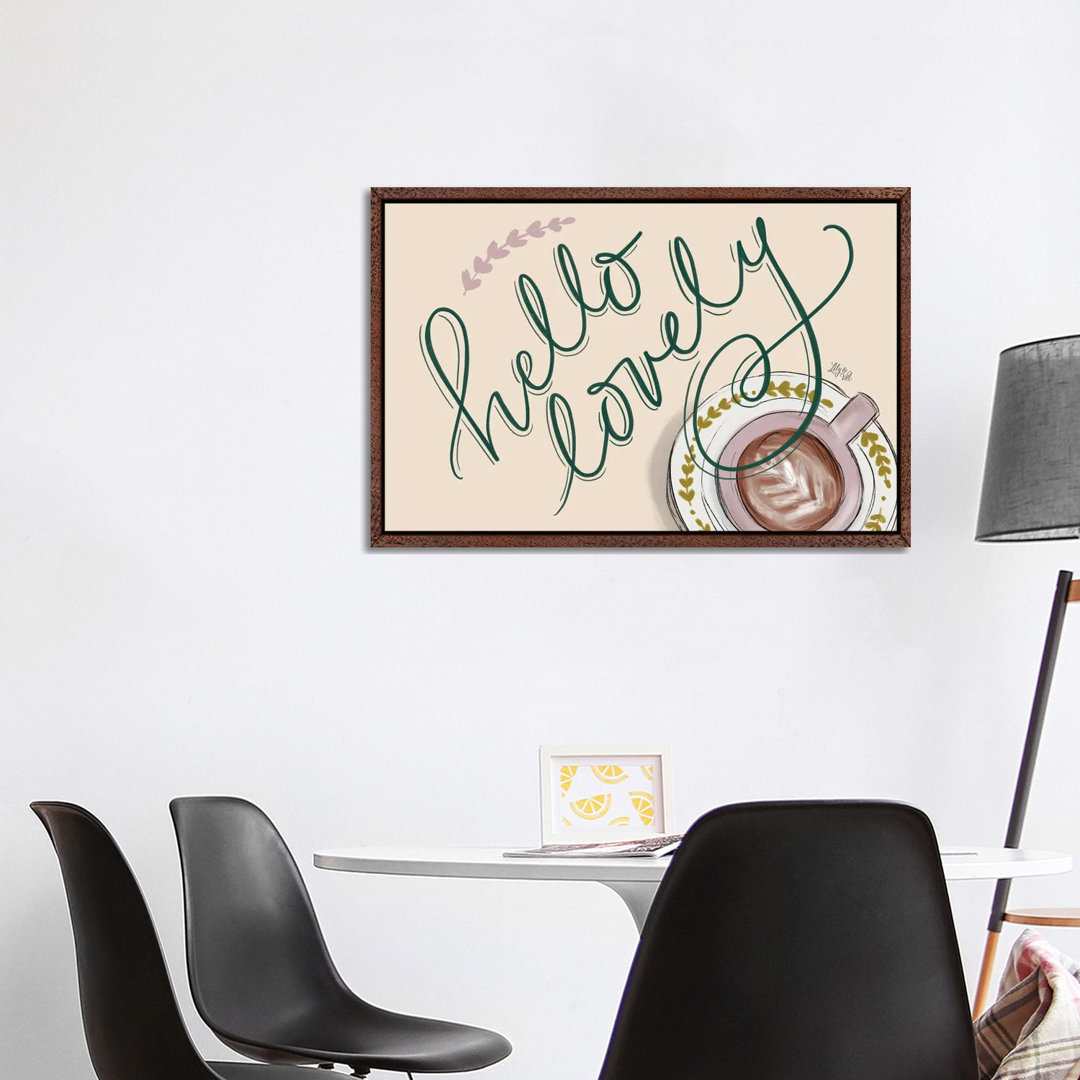 Sunflower Bee Happy by Lily & Val - Print on Canvas