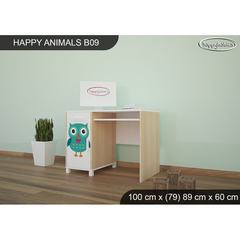 100cm Writing Desk, Oak