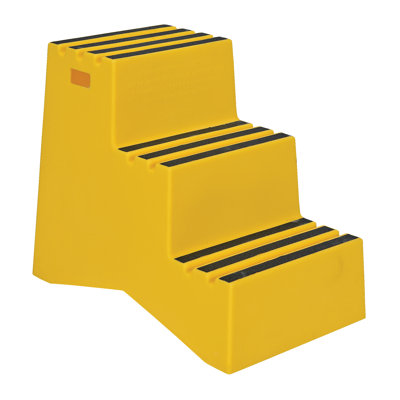 Arkwright 3 - Step Plastic Lightweight Step Stool