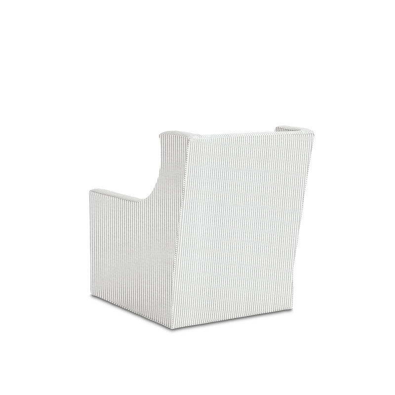 Cash Swivel Club Chair, Storm Cotton