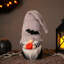 Gnome debout 8 po avec citrouille d'Halloween