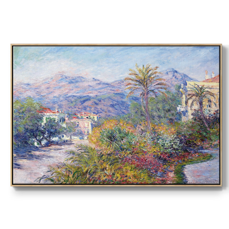Strada Romana In Bordviera, 1884, reproduction d'art sur toile, Naturel, H 27 po x l 41 po x P 2 po