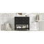 Ensemble de meuble-lavabo 36 po avec ensemble de meuble-lavabo, lavabo en céramique encastré, ensemble de meuble-lavabo autoportant avec 4 tiroirs, armoire de salle de bain avec cadre en bois massif-120329939