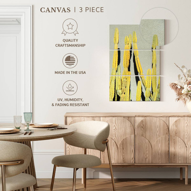 Cactus jaune Harnek, H 32 po x l 20 po