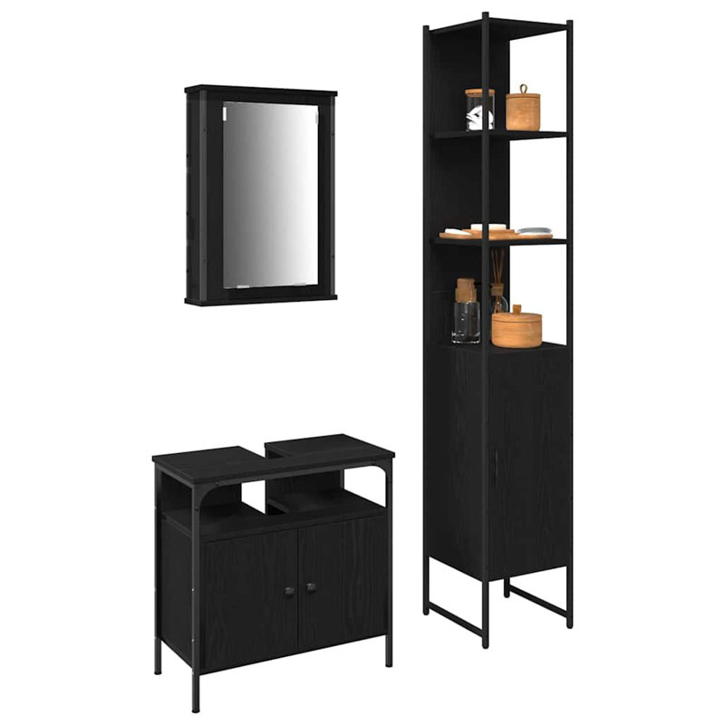 Bathroom Suite, Black