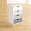 Amani 48 cm W Bedside Table