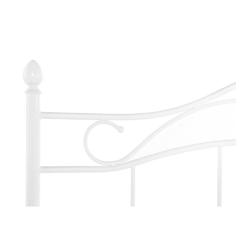 Gena Open-Frame Bed, White