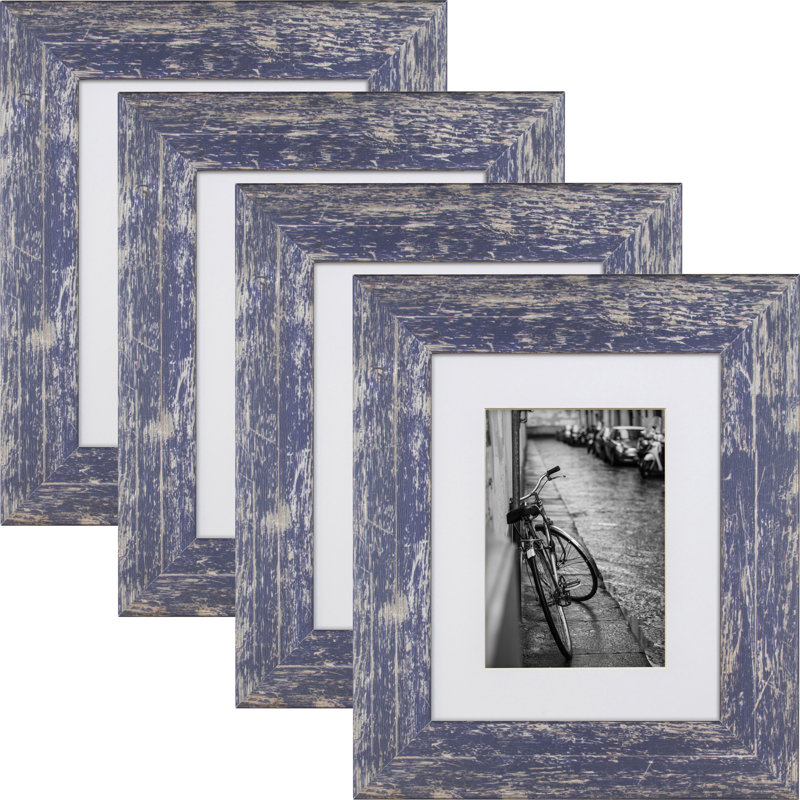 Nisba Blue Picture Frame with Mat
