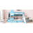 Twin-Over-Twin Castle Style Bunk Bed With 2 Drawers 3 Shelves And Slide