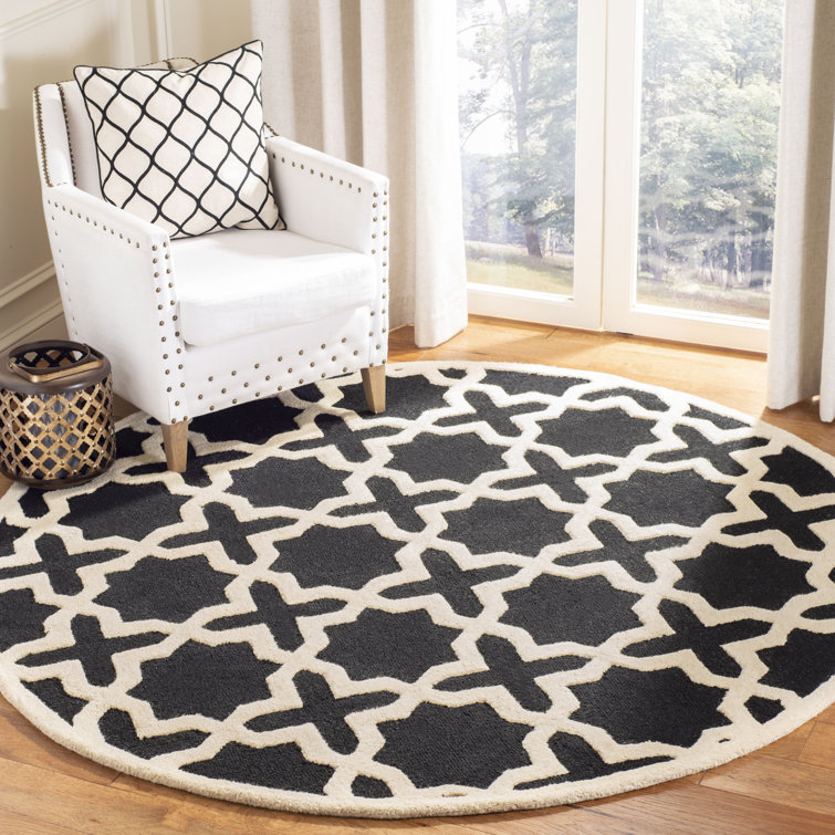 Igna Hand Tufted Wool Geometric Rug