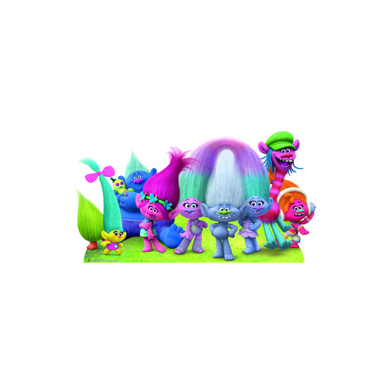 SC931 Trolls Group, découpe de carton