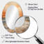 Beige And Golden Beach Sunset Paradise II - Large Oval Wall Mirror On Metal-377437512