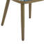 Chaises de salle à manger rembourrées en tissu