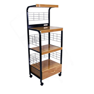 Versatile And Practical Kitchen Cart For Efficient Storage And Mobility