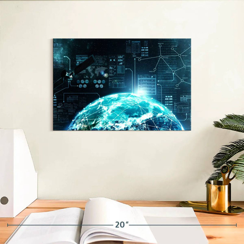 Keiri Internet In Space, 8" H x 12" W