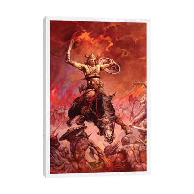 The Berserker by Frank Frazetta - Print on Canvas