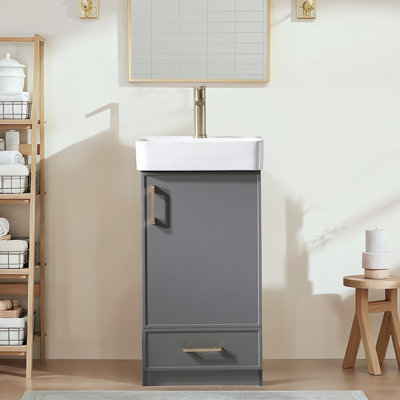 Ensemble de meuble-lavabo simple 18 po Modern