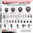 4 Piece Polyurethane Caster Set-88883852