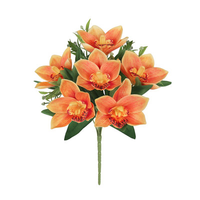 Arrangement de tiges d'orchidées, de buissons et de jets