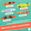 Ensemble de 2 crochets de rangement pour kayaks - crochets muraux pour kayaks, planches de surf, planches à pagaie ou planches à neige