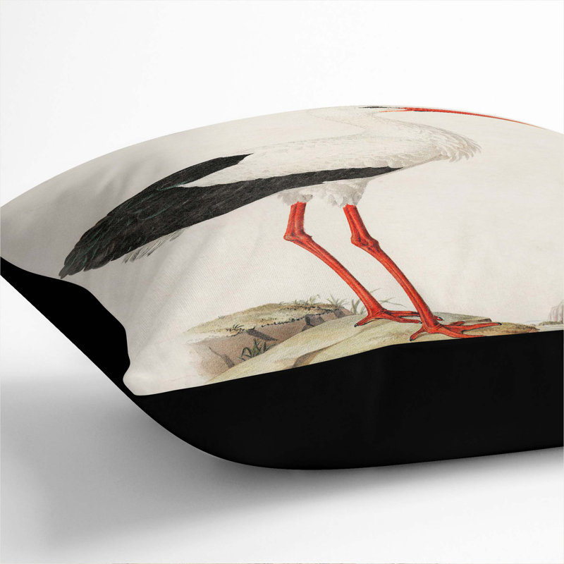 Square Cushion, 55cm H x 55cm W x 20cm D, Black