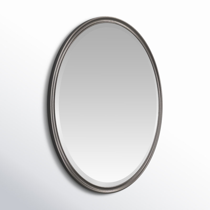 Americana Oval Beveled Mirror, Molasses