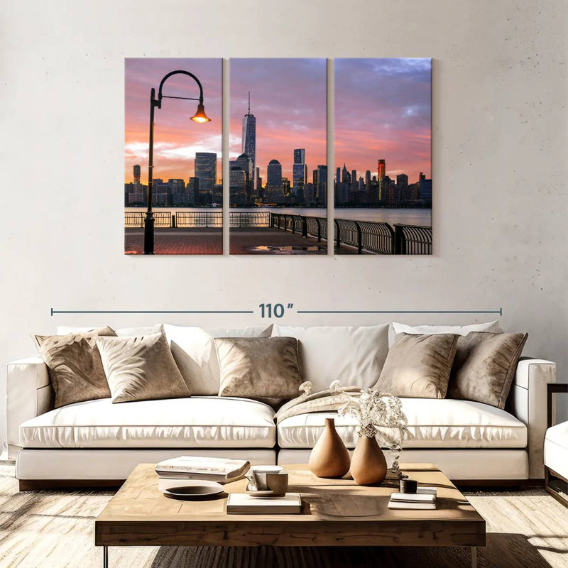 Sireci Illuminated New York Sireci, 48" H x 74" W