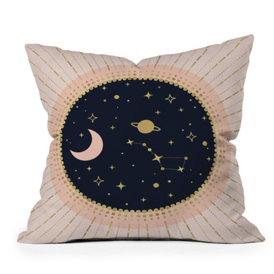 Emanuela Carratoni Love in Space Outdoor Square Pillow Cover & Insert