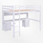 Lit mezzanine 4 tiroirs avec bureau intégré Gursimran par Harriet Bee-1750855618
