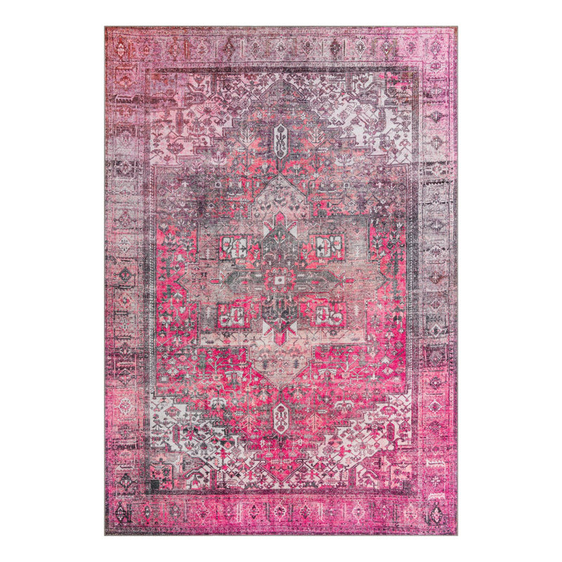 Oppie Performance Chenille Oriental Indoor Rug, Rectangle 8'4" x 12'