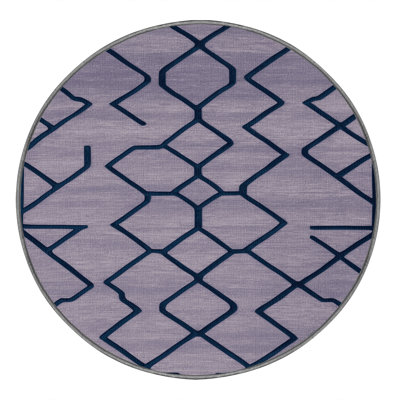 Tapis mauve lavable à la machine